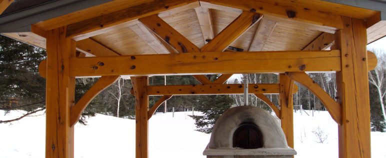 Gazebo structure bois ext